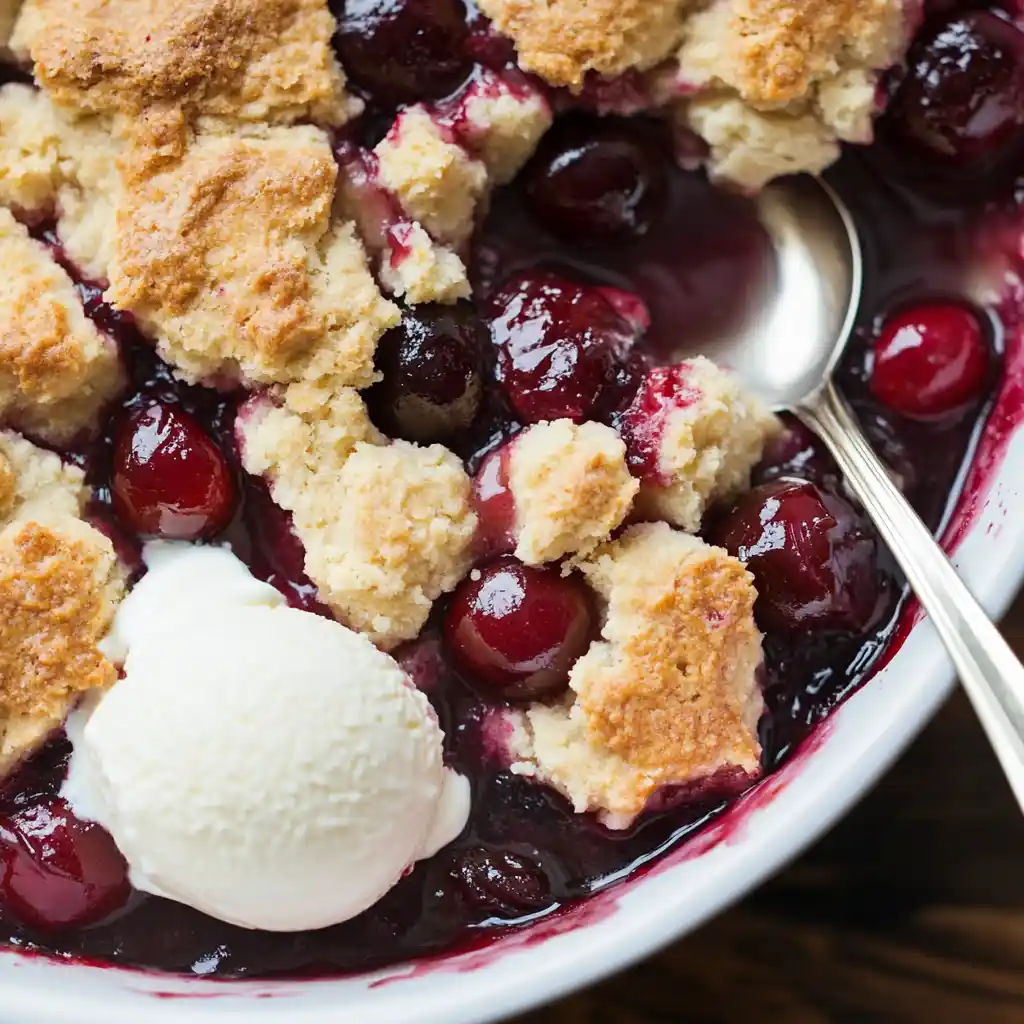 Fresh Cherry Cobbler