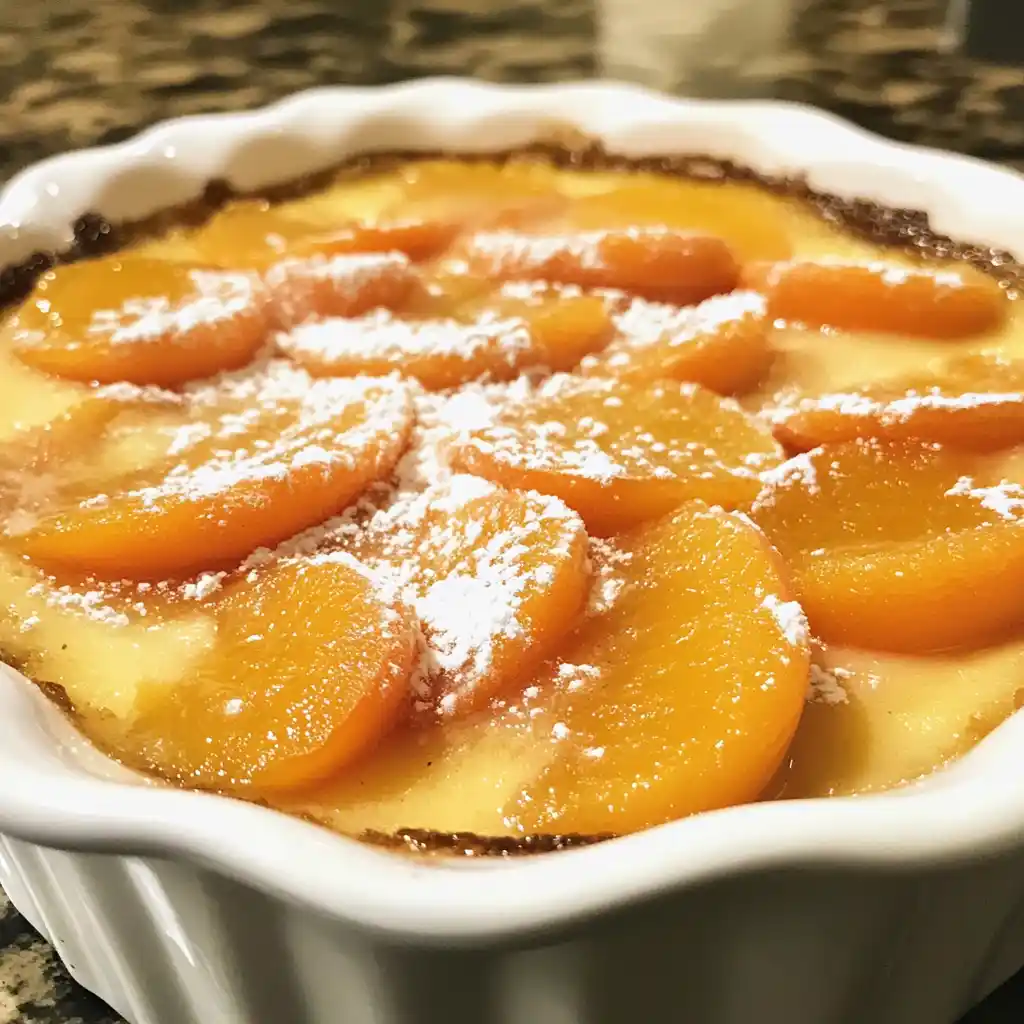 Fresh Apricot Pudding